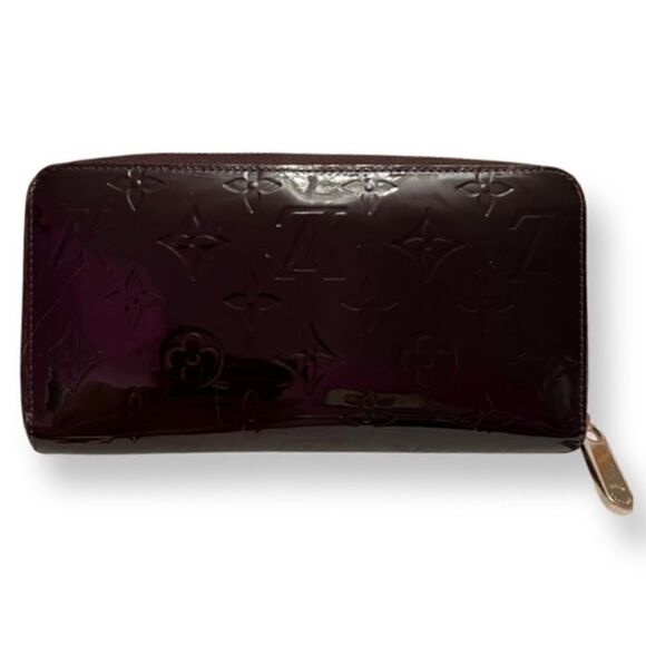 Louis Vuitton Vernis Zippy Wallet Rouge Fauviste
